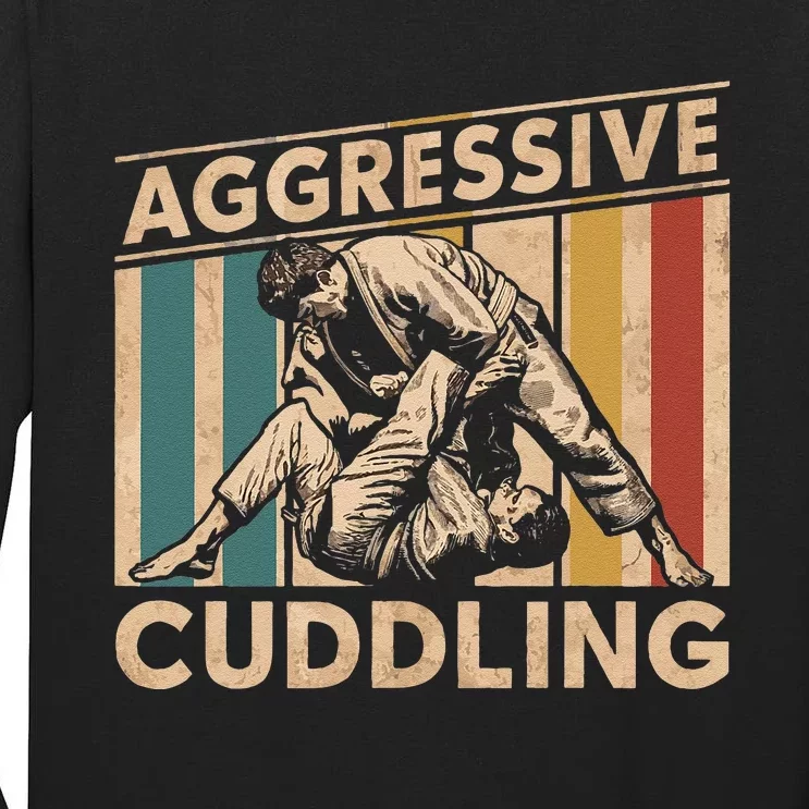 Aggressive Cuddling Tall Long Sleeve T-Shirt