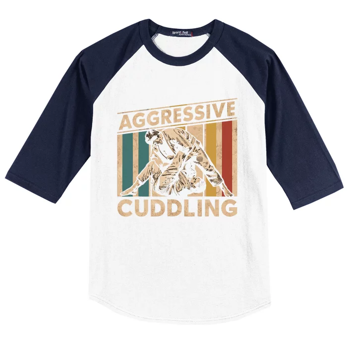 Aggressive Cuddling Baseball Sleeve Shirt