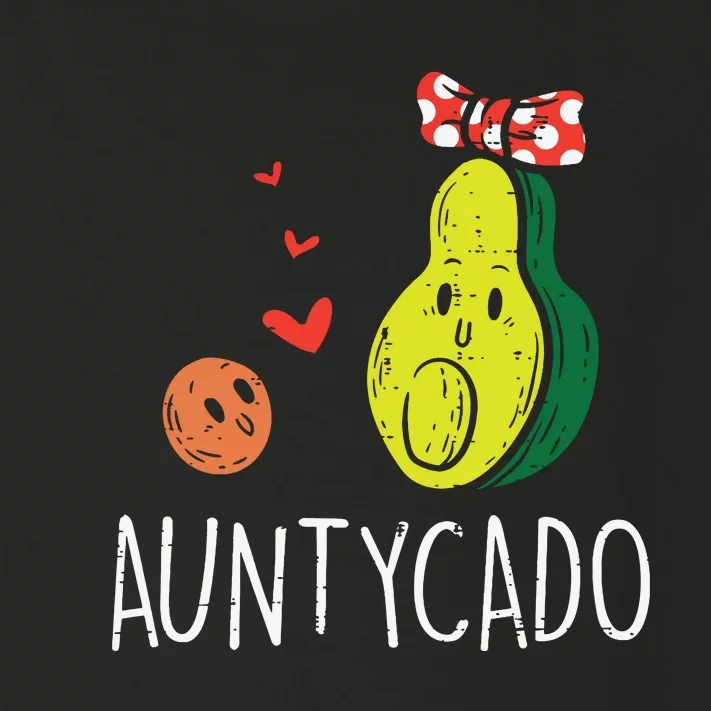 Auntycado Cute Aunt Avocado Mothers Day Aunty Auntie Women Toddler Long Sleeve Shirt