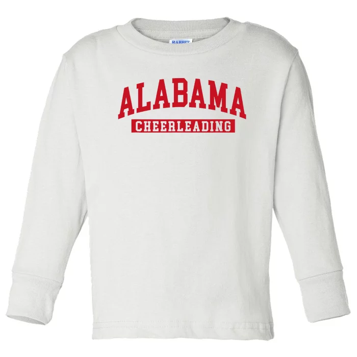 Alabama Cheerleading Toddler Long Sleeve Shirt