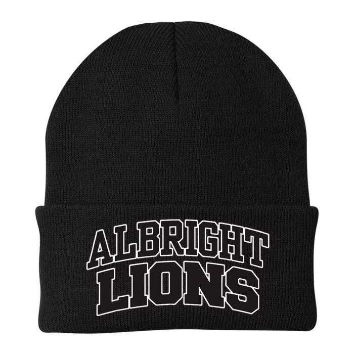 Albright College Arch Knit Cap Winter Beanie