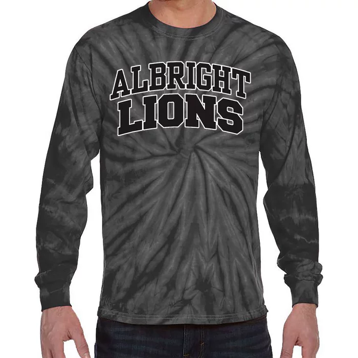 Albright College Arch Tie-Dye Long Sleeve Shirt