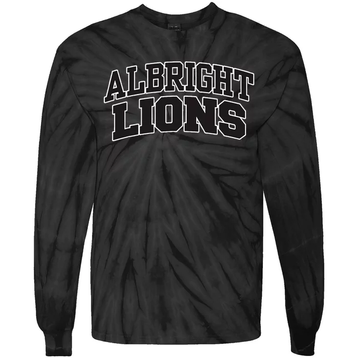 Albright College Arch Tie-Dye Long Sleeve Shirt