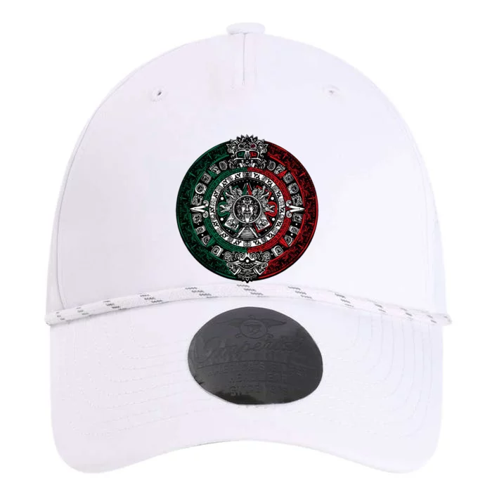 Aztec Calendar Azteca Sun Stone Mexico Flag Performance The Dyno Cap