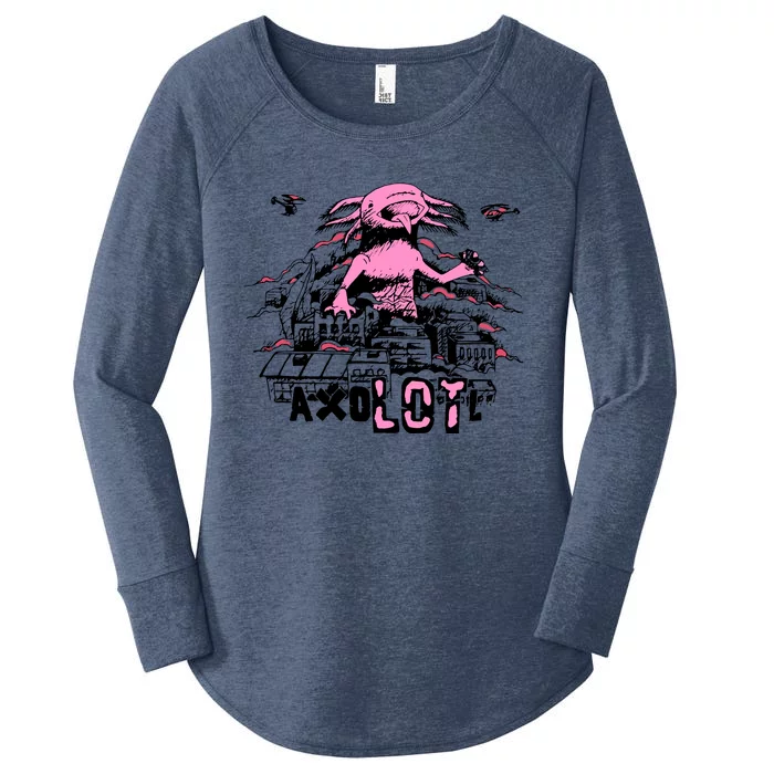 Axolotl Cute Women's Perfect Tri Tunic Long Sleeve Shirt