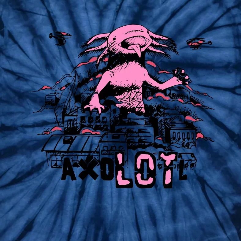 Axolotl Cute Tie-Dye T-Shirt