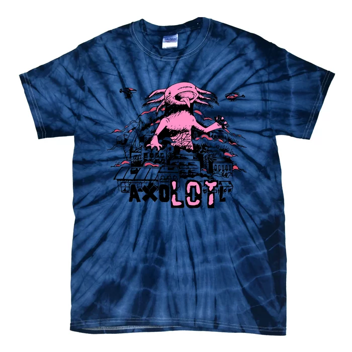 Axolotl Cute Tie-Dye T-Shirt