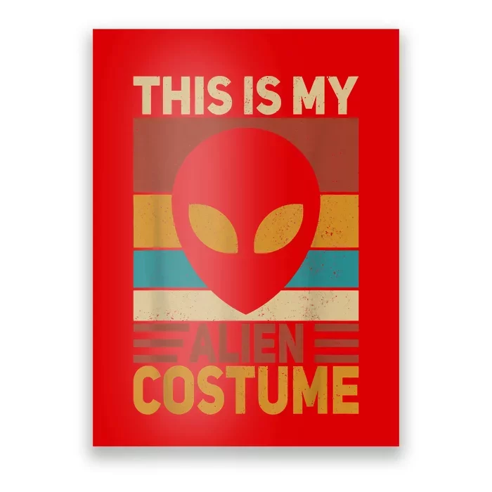 Alien Costume Alien Outfit Men Women Teen Alien Poster