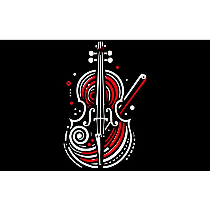 Artistic Cello Bumper Sticker