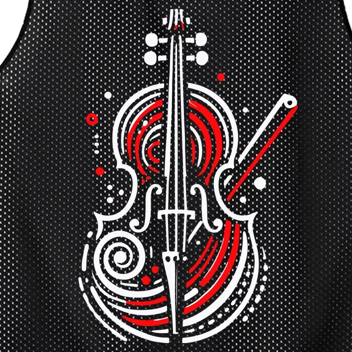 Artistic Cello Mesh Reversible Basketball Jersey Tank