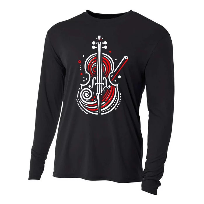 Artistic Cello Cooling Performance Long Sleeve Crew