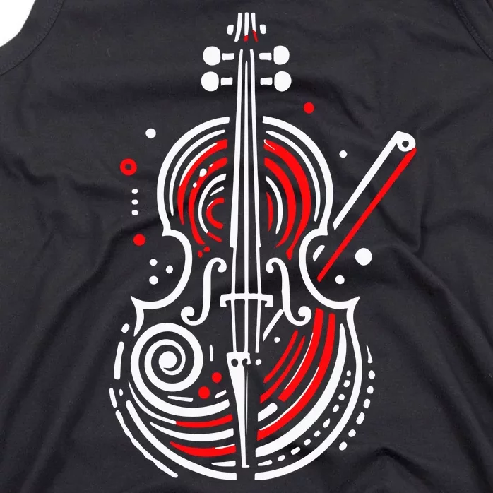 Artistic Cello Tank Top