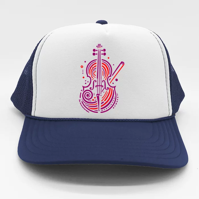 Artistic Cello Trucker Hat