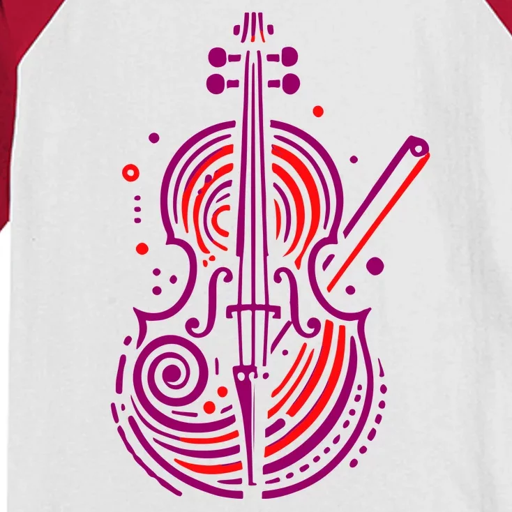 Artistic Cello Kids Colorblock Raglan Jersey