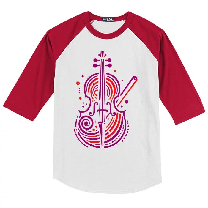 Artistic Cello Kids Colorblock Raglan Jersey