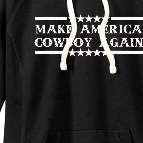 America Cowboy Again Western Rodeo Women's Fleece Hoodie