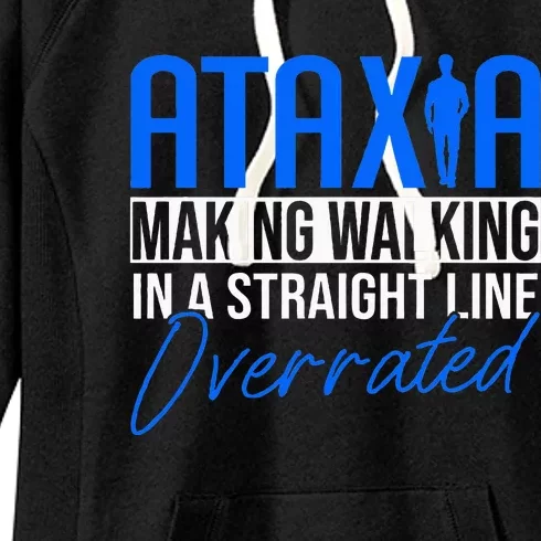 Ataxia Cerebellar Ataxia Women's Fleece Hoodie