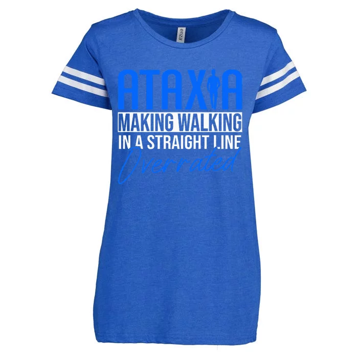 Ataxia Cerebellar Ataxia Enza Ladies Jersey Football T-Shirt