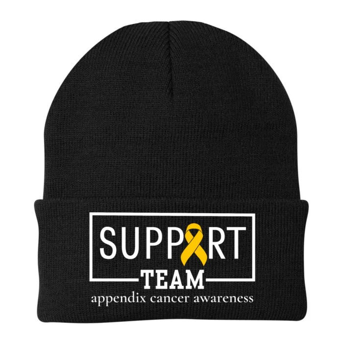 Appendix Cancer Awareness Support Team Knit Cap Winter Beanie