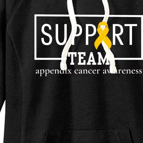 Appendix Cancer Awareness Support Team Women's Fleece Hoodie