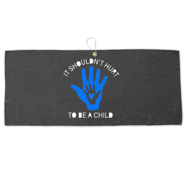 April Child Abuse Prevention Month Stand Up For Children Large Microfiber Waffle Golf Towel