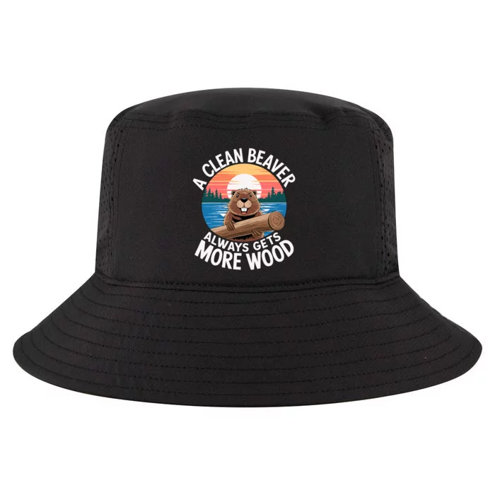 A Clean Beaver Always Gets More Wood Cool Comfort Performance Bucket Hat