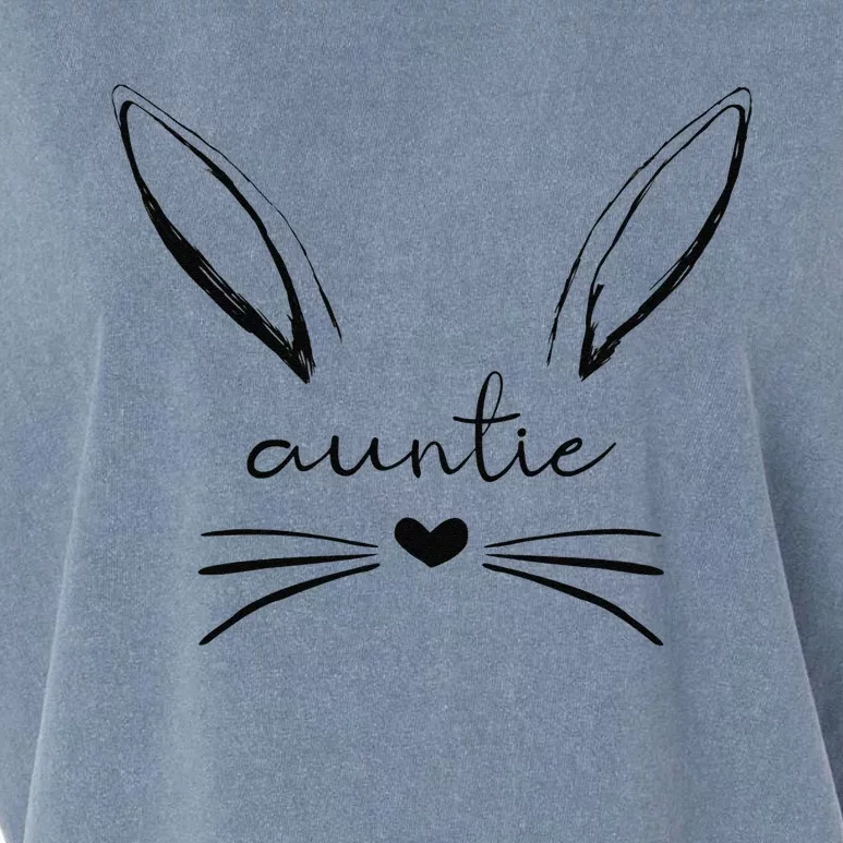 Auntie Cute Bunny, Easter Gift For Aunt Garment-Dyed Women's Muscle Tee