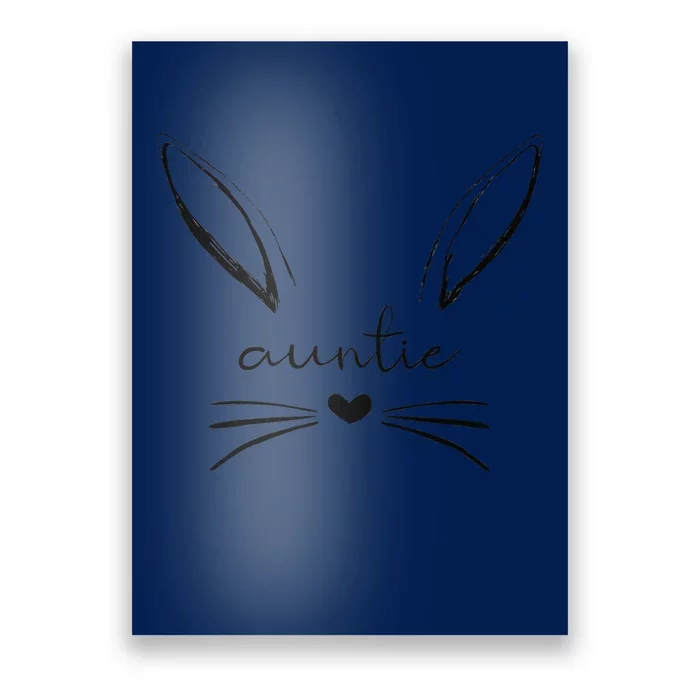 Auntie Cute Bunny, Easter Gift For Aunt Poster