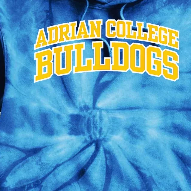 Adrian College Bulldogs Tie Dye Hoodie