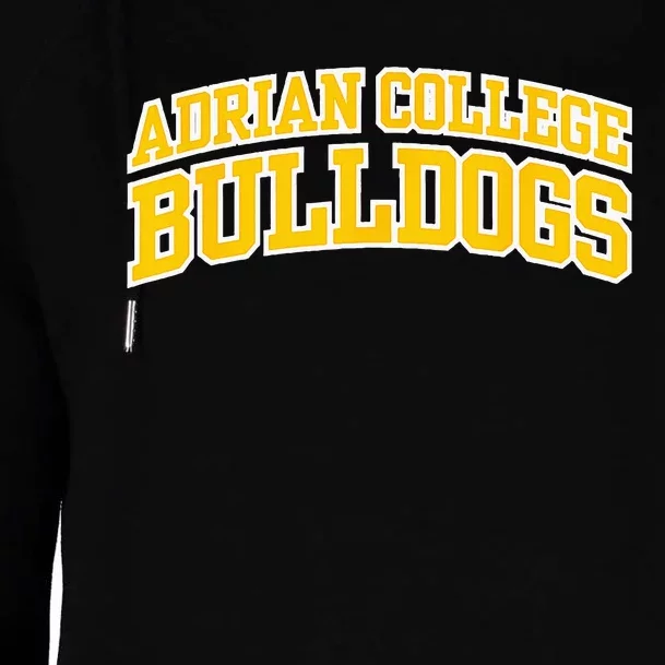 Adrian College Bulldogs Womens Funnel Neck Pullover Hood