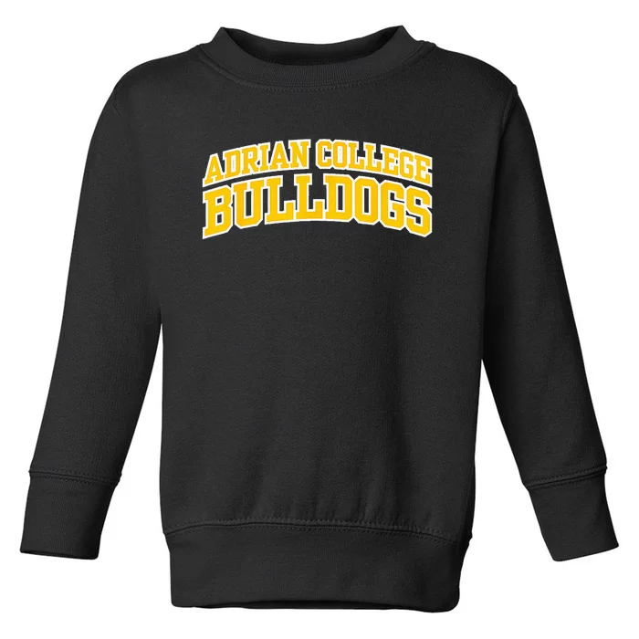 Adrian College Bulldogs Toddler Sweatshirt