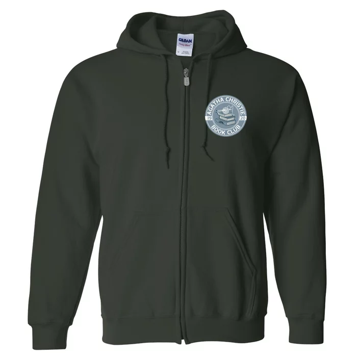 Agatha Christie Book Club Full Zip Hoodie