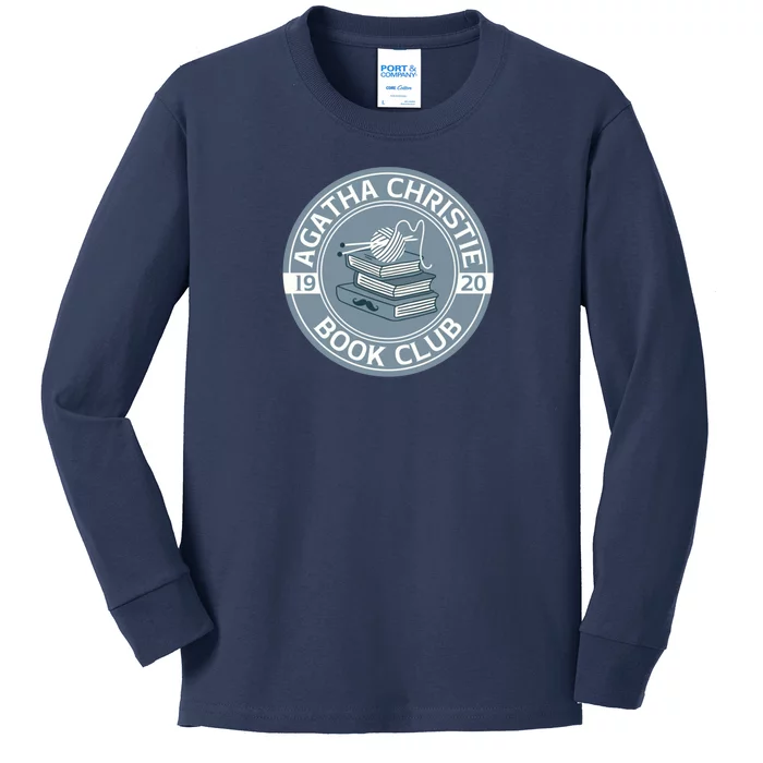 Agatha Christie Book Club Kids Long Sleeve Shirt