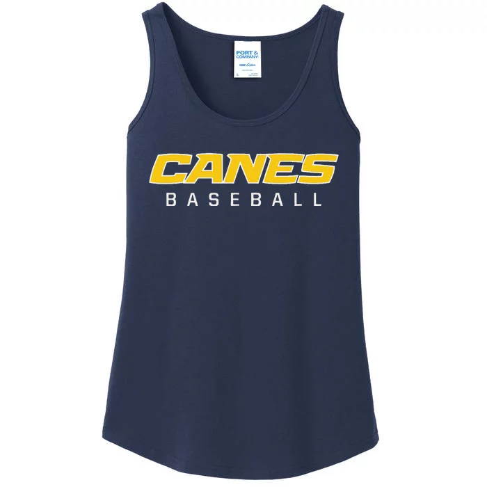 As Canes Baseball Sports Ladies Essential Tank