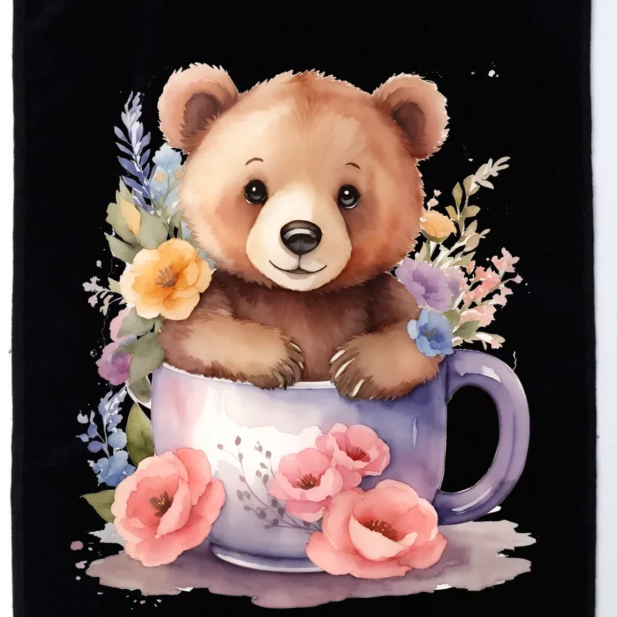 A Cute Bear Baby Platinum Collection Golf Towel