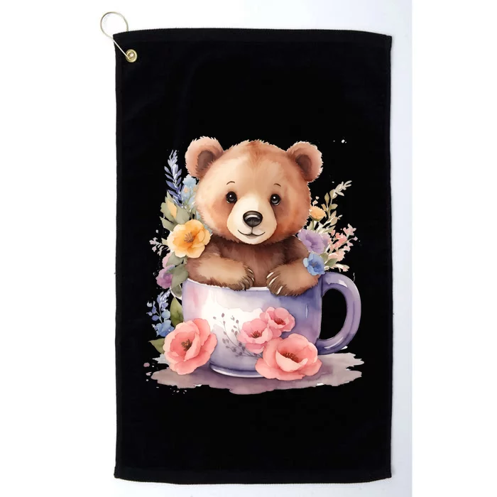 A Cute Bear Baby Platinum Collection Golf Towel