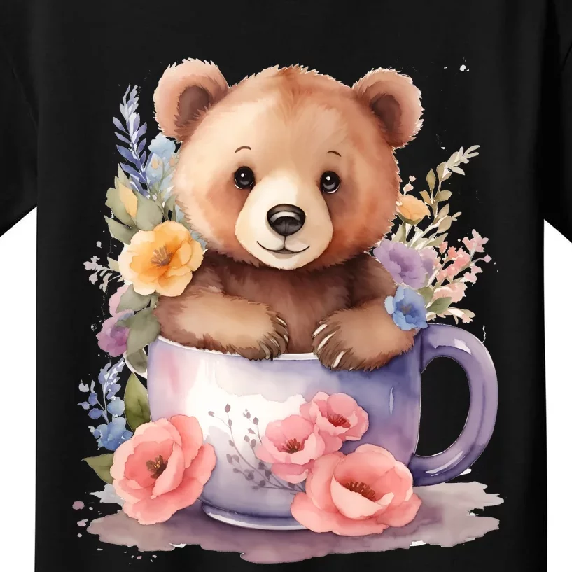 A Cute Bear Baby Kids T-Shirt