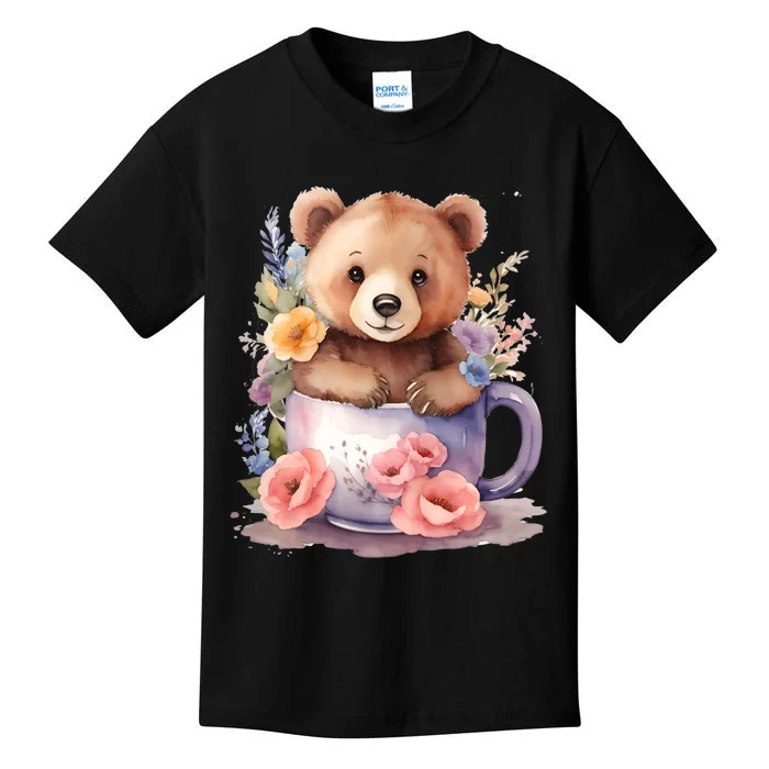 A Cute Bear Baby Kids T-Shirt