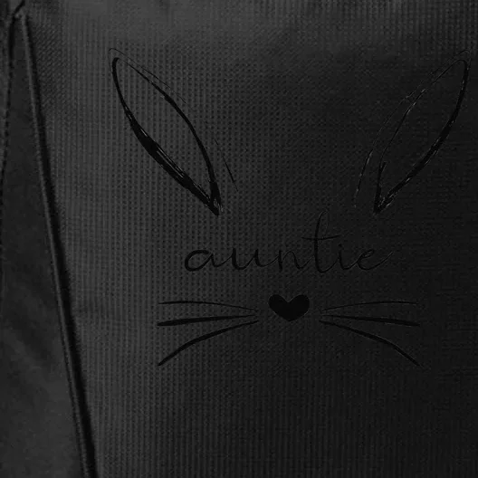 Auntie Cute Bunny , Easter Gift For Aunt City Backpack