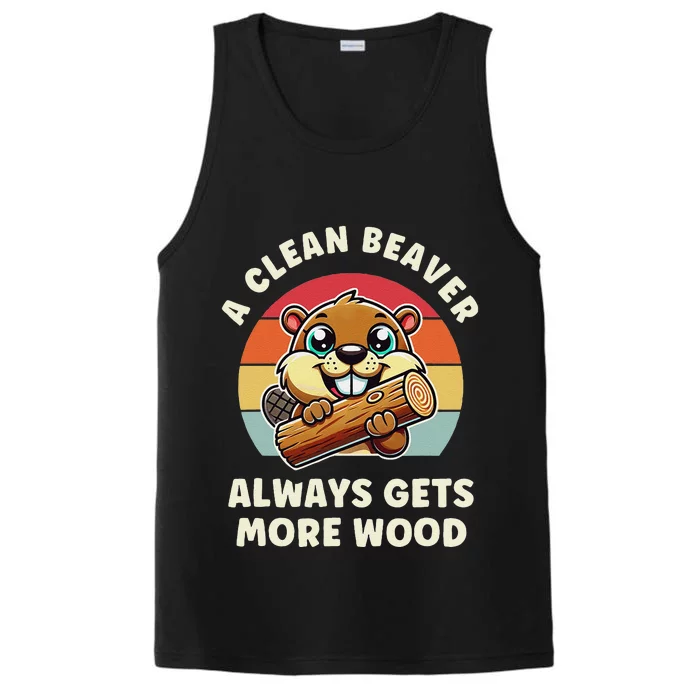 A Clean Beaver Always Gets More Wood Performance Tank