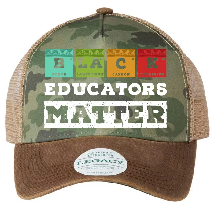 African Culture Black Educators Matter Chemistry Teacher Gift Legacy Tie Dye Trucker Hat