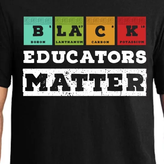 African Culture Black Educators Matter Chemistry Teacher Gift Pajama Set