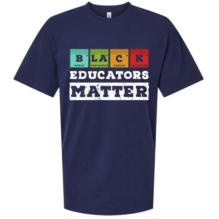 African Culture Black Educators Matter Chemistry Teacher Gift Sueded Cloud Jersey T-Shirt