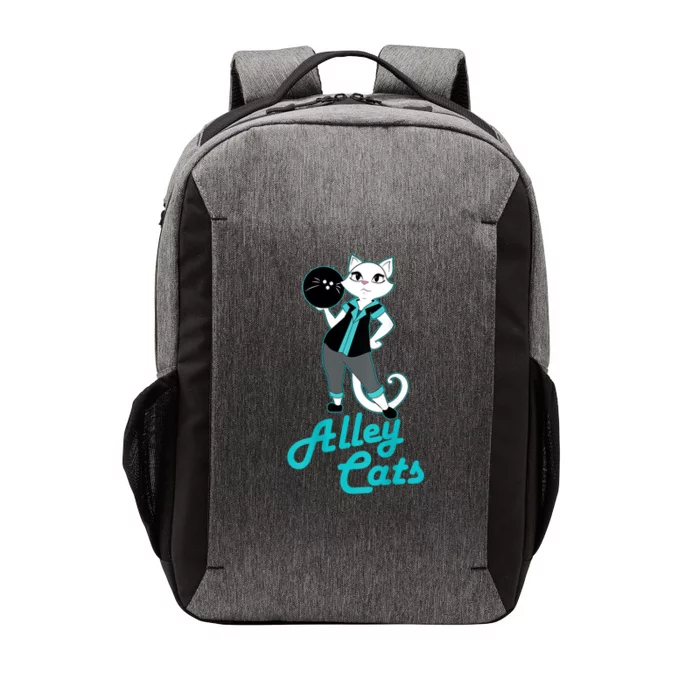 Alley Cats Bowling Team Ladies Backside Print Vector Backpack