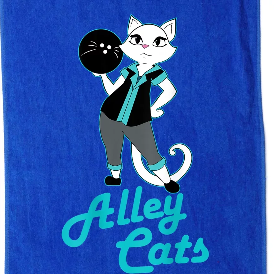 Alley Cats Bowling Team Ladies Backside Print Platinum Collection Golf Towel