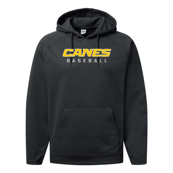 As Canes Baseball Sports Performance Fleece Hoodie