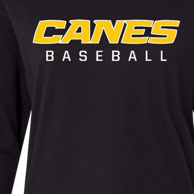 As Canes Baseball Sports Womens Cotton Relaxed Long Sleeve T-Shirt