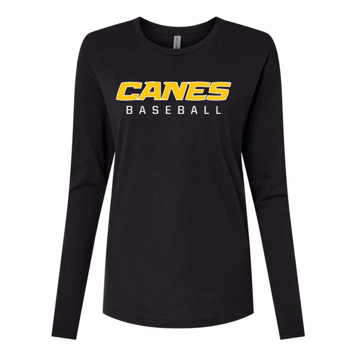 As Canes Baseball Sports Womens Cotton Relaxed Long Sleeve T-Shirt