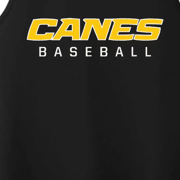 As Canes Baseball Sports Performance Tank