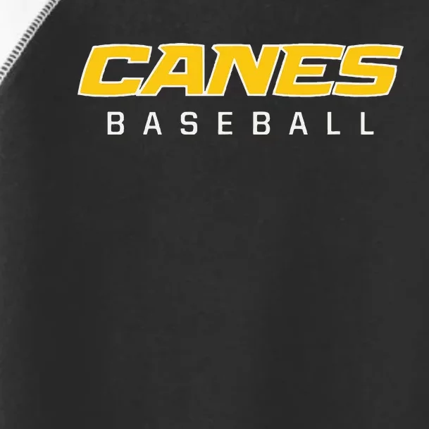 As Canes Baseball Sports Toddler Fine Jersey T-Shirt